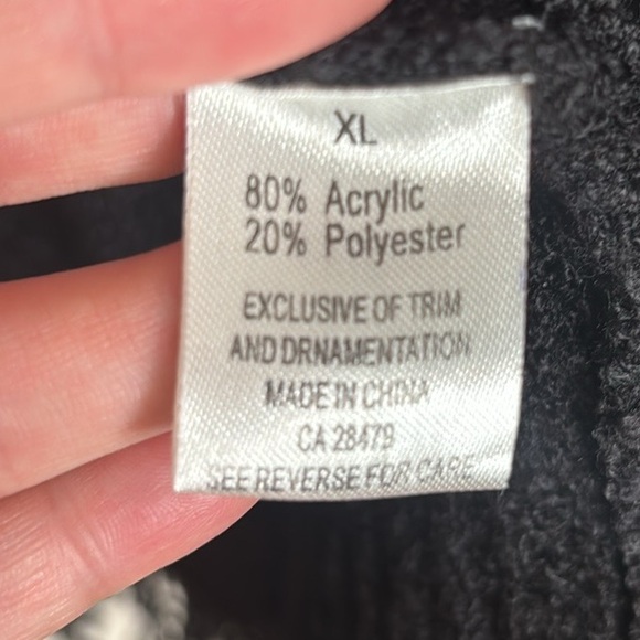 VARIATIONS Soft Black Stretchy Open Front Fringe Long Cardigan Sweater - Picture 9 of 13